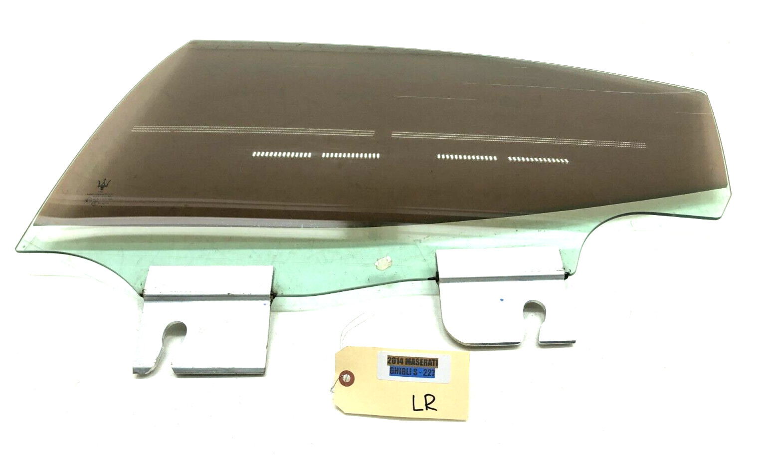 2014-2020 MASERATI GHIBLI LEFT DRIVER REAR DOOR GLASS WINDOW OEM.