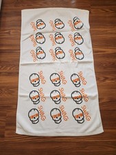 Skull Pattern Golf Towel Orange White Swag Towel Golfers