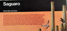 Vintage 1994 SAGUARO MONUMENT   NATIONAL PARK SERVICE UNIGRID BROCHURE/MAP