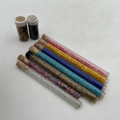Vintage 1960s 1970s Craft Beads Lot Hippy Hippie Boho Original MCM Crafting