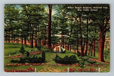 New Castle IN-Indiana, Wilbur Wright Memorial At Park, Vintage Postcard