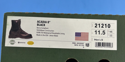NIB MENS DANNER 21210 ACADIA GORE-TEX 8