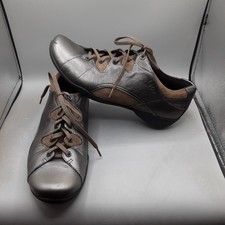 Taos Speed Lacer Sneakers Women's 9M Brown Metallic Lace-up A72