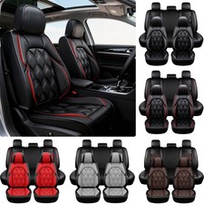 For Dodge Ram 1500 2500 3500 2009-2025 Pickup Trucks Car 5 Seat Cover Leather
