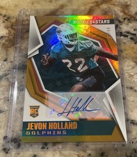 2021 Rookies & Stars Jevon Holland True Gold Auto 87/99 #162 Miami Dolphins RC🔥