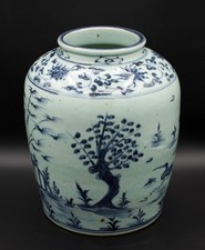 中国古董蓝色罐| eBay