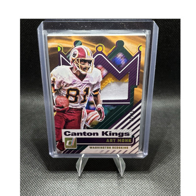 2023 Panini Donruss Canton Kings Art Monk Commanders Patch #CK-AMK /49