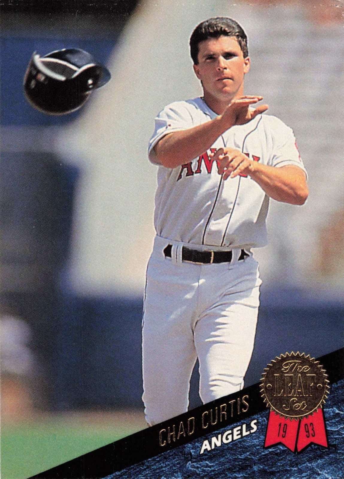CHAD CURTIS 1993 Leaf #227 California Angels CF Card