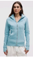 Lululemon Scuba Full-Zip Hoodie Washed Blue Size 8 2025 Version