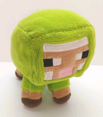 Minecraft Mojang Jinx Green Sheep 6'' Plush Stuffed Animal Toy Collectible 