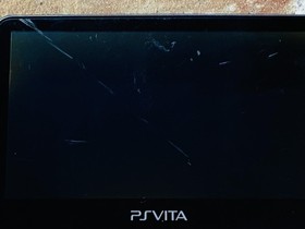 PS Vita PCH-1100 Crystal Black SONY Playstation 4GB Charger Tested No.2D DDP