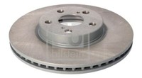 2X Febi Bilstein 108515 Bremsscheibe Passend FüR Subaru Toyota