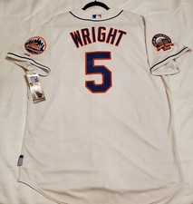 AUTHENTIC MAJESTIC 56 3XL, NEW YORK METS, DAVID WRIGHT, COOL BASE Jersey