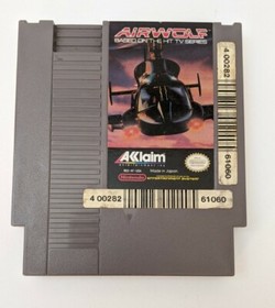 NINTENDO AIRWOLF NES AUT&Eacute;NTICO PROBADO Con Cubierta 