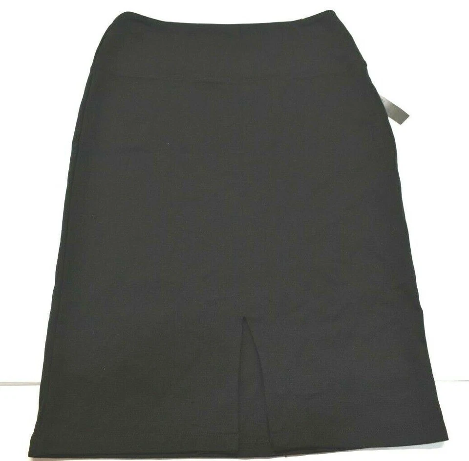 NUEVO CON ETIQUETAS Falda Athena Marie Para Mujer Pequeña Control Abdomen Elástica Abertura Frontal Negra Foto 2 de 4