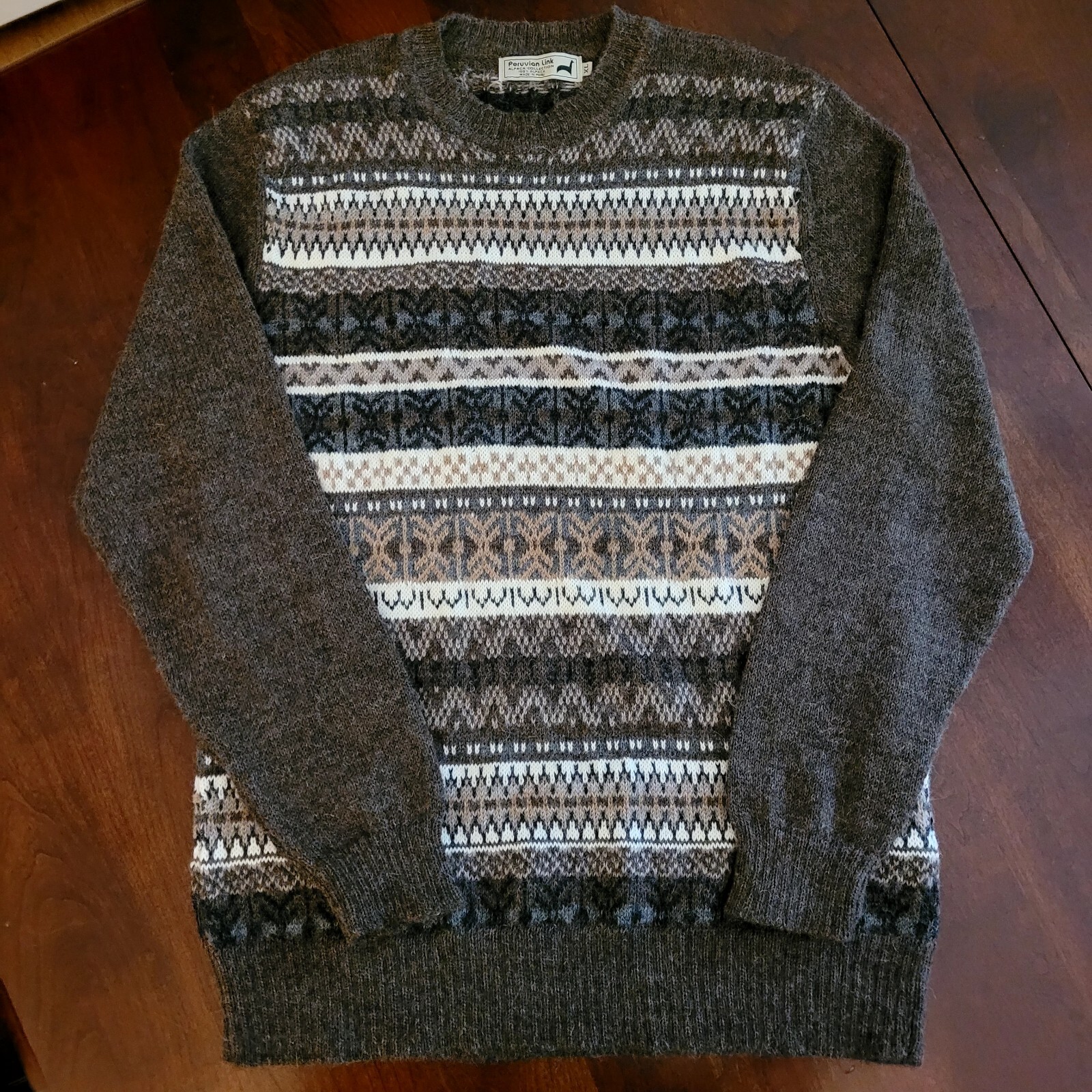 Peruvian Link Sweater Mens XL 100 