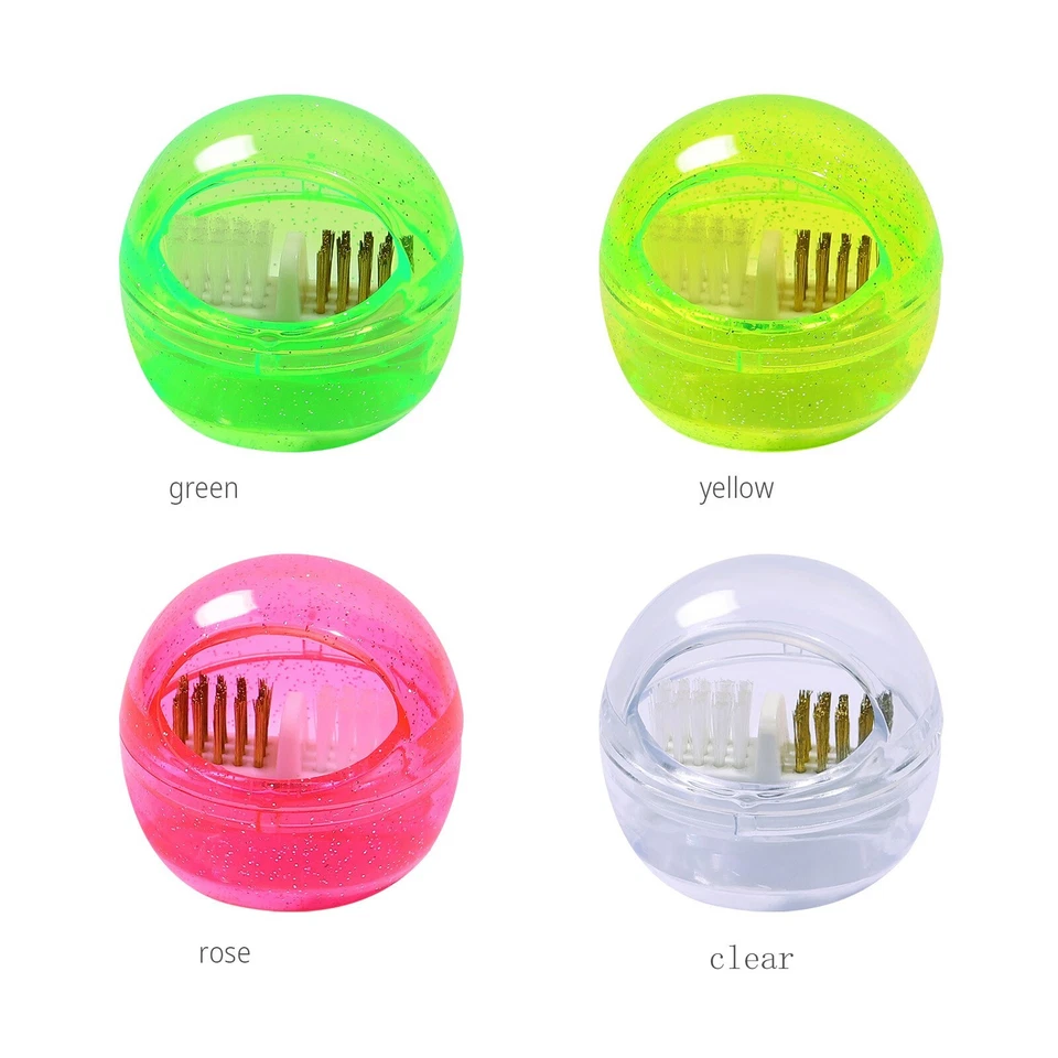 1 peça escova de limpeza durável broca de unhas limpador de broca de unhas com caixa estojo - Imagem 3 de 4