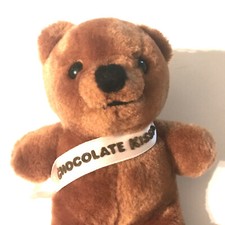 Dakin Chocolate Kisses vintage plush bear stuffed animal 1983 Valentine's Day