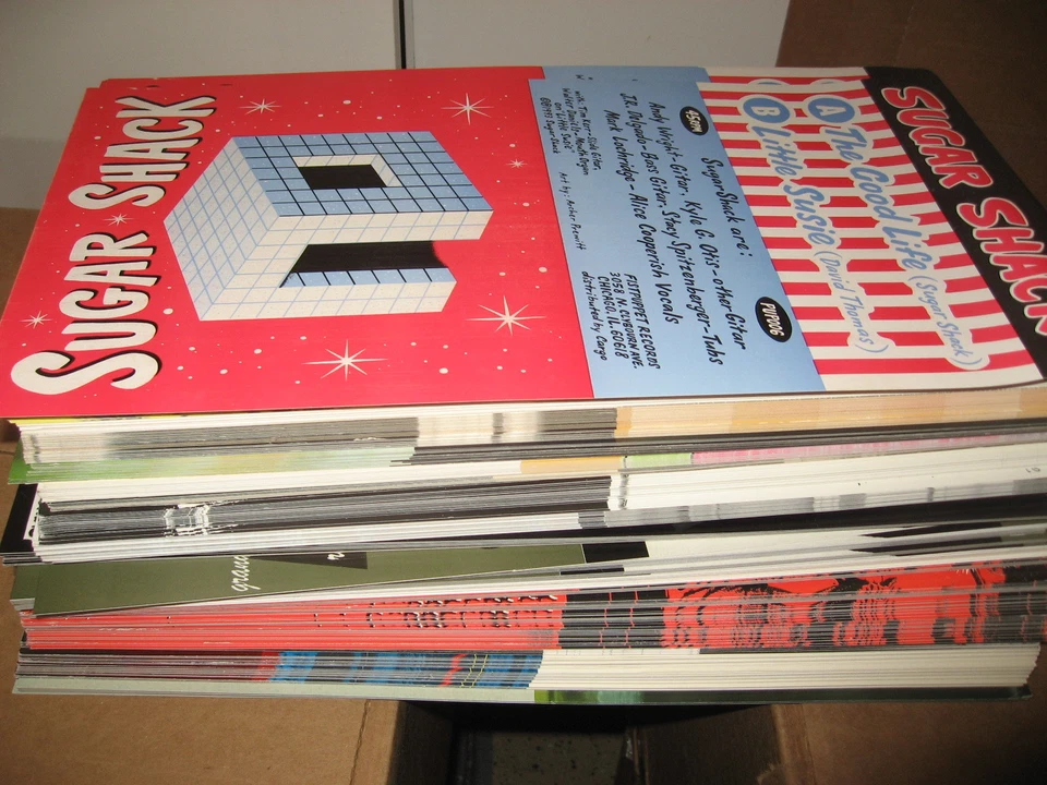 (3) Punk Rock 1990s-2000s 7" Record 45rpm Sleeve Posters Metal Indie New ART - Imagem 3 de 3