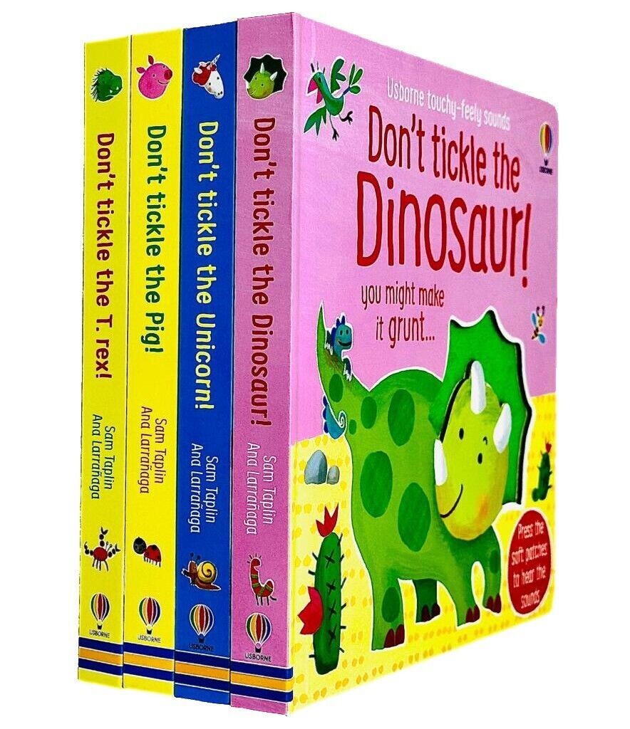 Usborne Don't Tickle Collection 4 Books Set Touchy-Feely Sound Books, Unicorn - Image 2