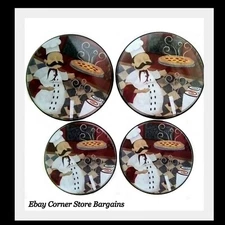 Set of 4 Range Kleen Burner Kovers Stove Top Covers Italian Chef NEW