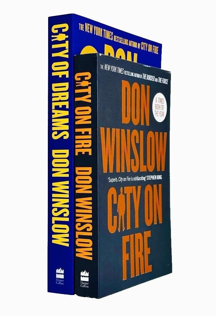 Don Winslow 2 Books  Collection Set (City on Fire & City of Dreams) Paperback