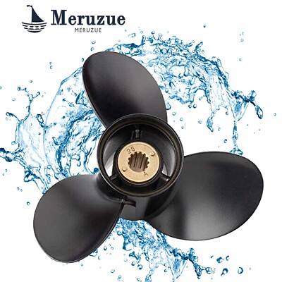 10.5 x 13 Boat Propeller fit Mercury 25-70HP 13 Spline 48-816704A45 RH 10 1/2x13