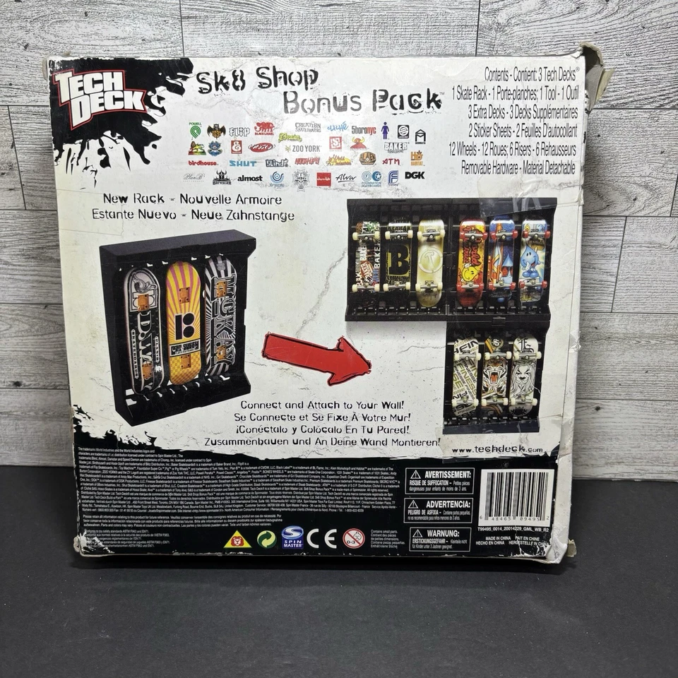 TECH DECK SK8 Shop Bonus Pack Fingerboard Skate "CASI" paquete de skate Foto 4 de 4