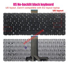 New US Black Keyboard For HP Stream 14-CB 14-CB011WM 14-CB040NR 14-CB112D laptop