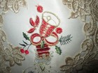 TWO PC MEXICAN CHRISTMAS BATHROOM COVER 100% POLYESTER EMBROIDERED — photo 5