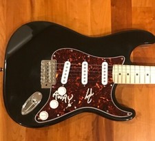 * VOIVOD * signed electric guitar * DENIS "SNAKE" BELANGER & AWAY * 2