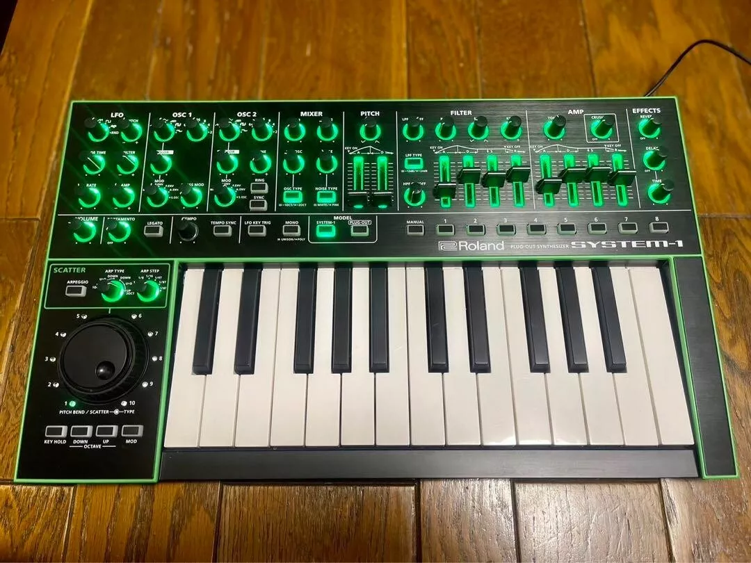 Roland AIRA SYSTEM-1 Synthesizer keyboard Electronic piano 25 keys rare