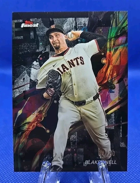 2024 Topps Finest Blake Snell Black Refractor /20 San Francisco Giants Common