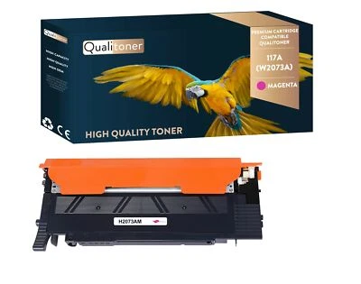 Toner pour HP 117A (W2073A) Compatible Magenta x1 QUALITONER - Photo 1/4