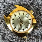 Vintage Timex Women Water Resistant Date Mechanical Wind 25mm Watch No Band