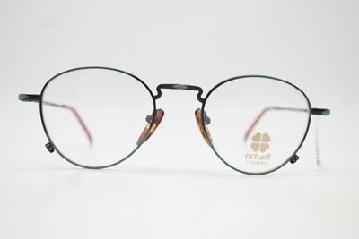 Vintage Glasses Actuell Couture Sorbonne Green Black Oval Glasses Frame