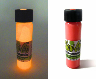 Glow-On RED Leuchtfarbe für Gun Sights, Angelköder, Lg 9,2 ml Fläschchen, hell
