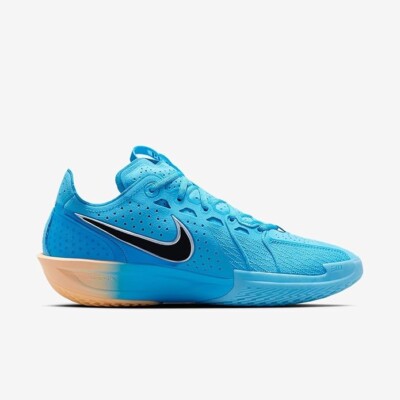 Men's Size 10.5 Nike GT Cut 3 Basketball Shoes Blue Fury Sneakers