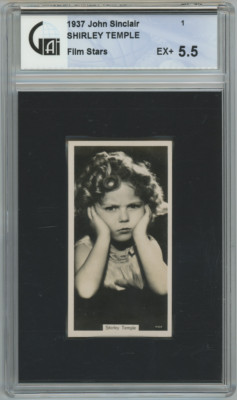 Shirley Temple 1937 John Sinclair Film Stars #1 GAI 5.5 22974