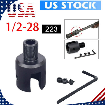 For 1/2x28 Aluminum Ruger 10-22 Muzzle Brake Adapter Thread Protector ...
