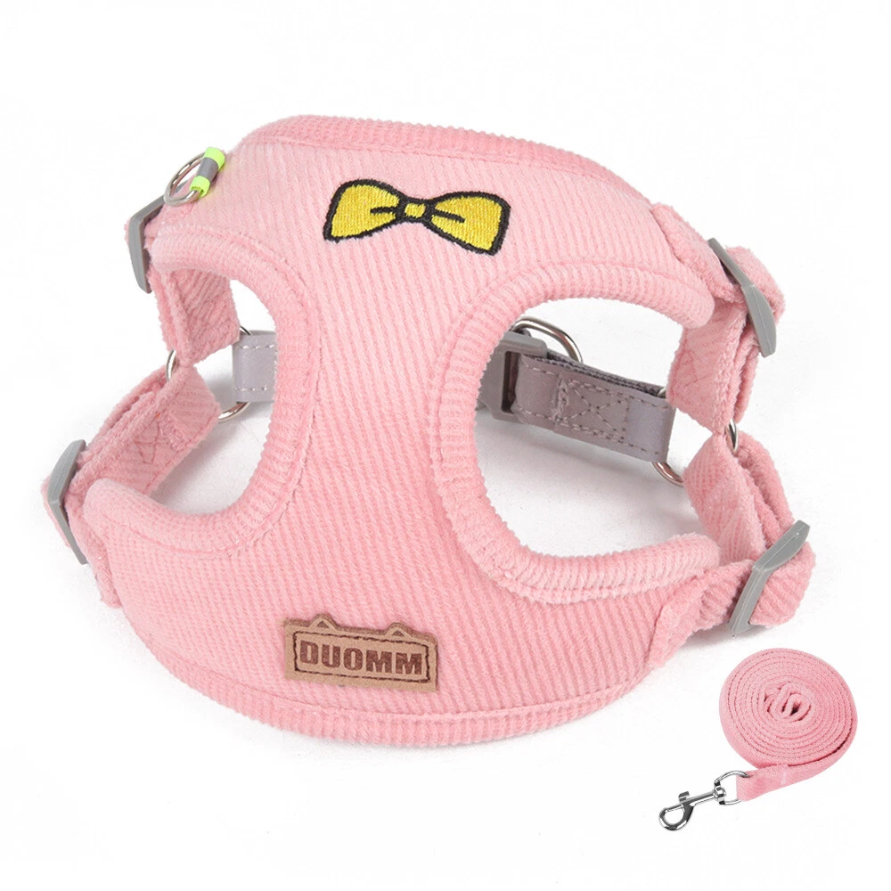 Dog Harness and Leash Set for Dogs Breathable Puppy Cats Harness Soft Warm Vest