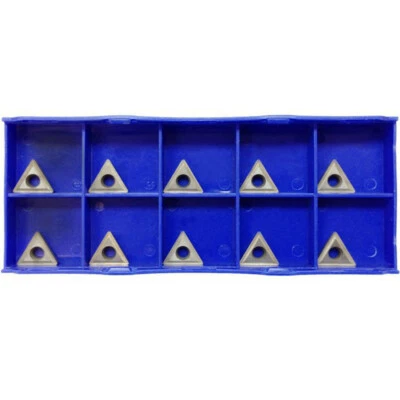 10 PC 3/8'' Inserts C6 Carbide Tip for Turning Tool Bit TCMT 2151 Chipbreaker