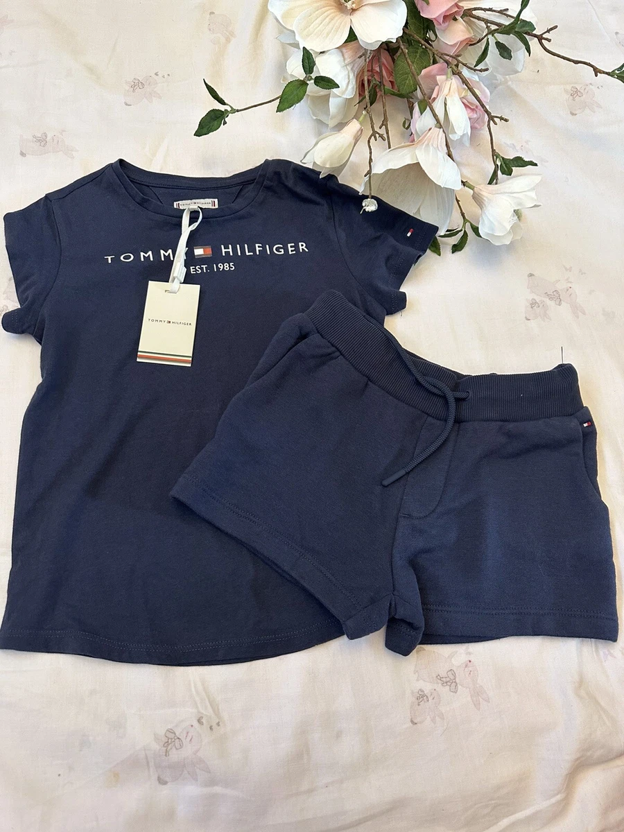 Tommy hilfiger t cheap shirt and shorts set