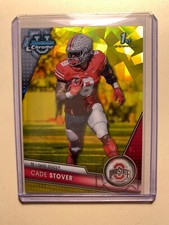 2023 Bowman Chrome University Sapphire CADE STOVER 1st Yellow /75 OHIO STATE 167