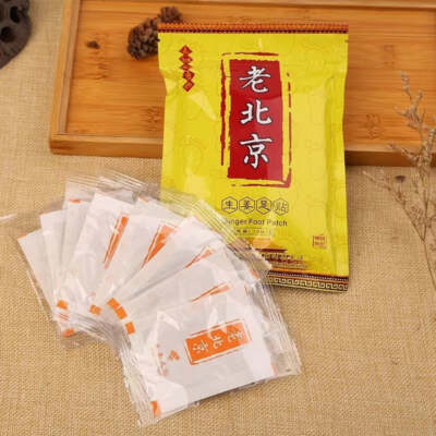 20Pcs Ginger Detox Foot Patches Herbal Feet Plaster Body Relaxation Toxins Clean