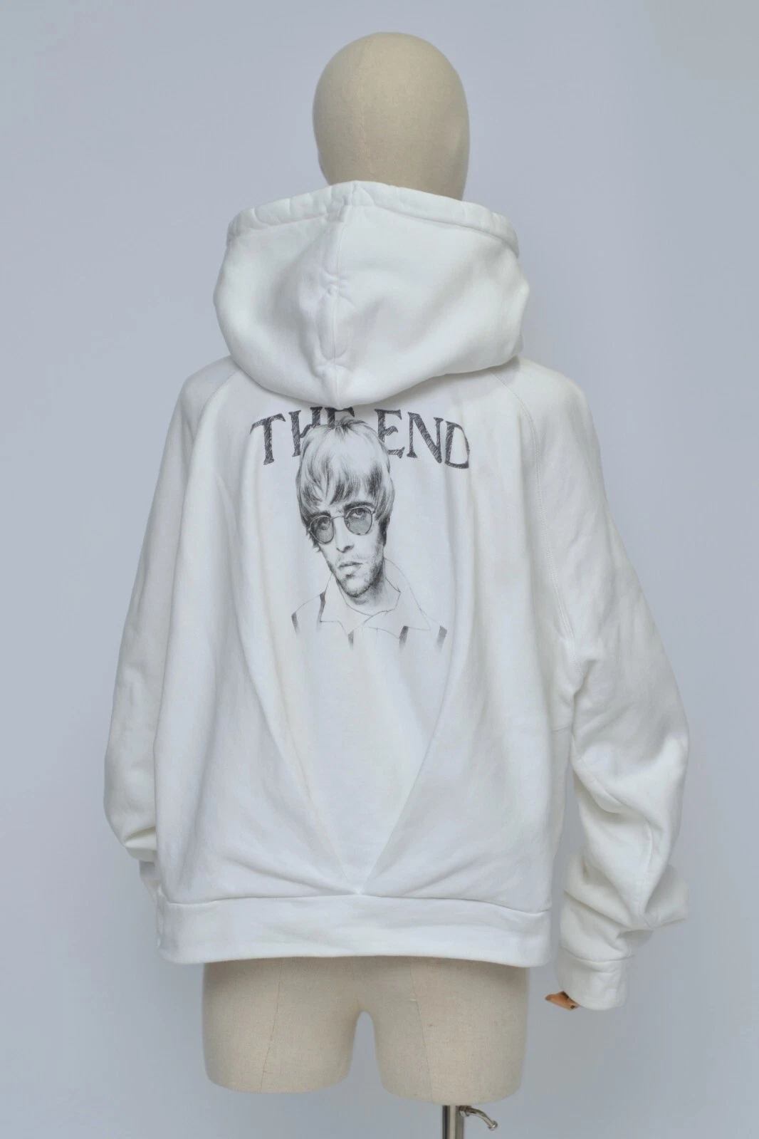 OFF WHITE Felpa con cappuccio OFF WHITE Virgil Abloh Till Death Liam Gallagher The End L MadeinPortugal