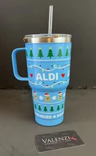 Aldi Gear Christmas Stainless Steel Tumbler Travel Mug 28 Oz 2024 Edition NEW