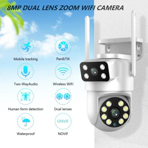 Tuya 4K 8MP Smart WIFI Camera Ai Human Auto Tracking Outdoor PIR Human Detection - Picture 7 of 25