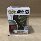 Funko Pop! Vinyl: Star Wars - Boba Fett (Green) (Chrome) - San Diego Comic...