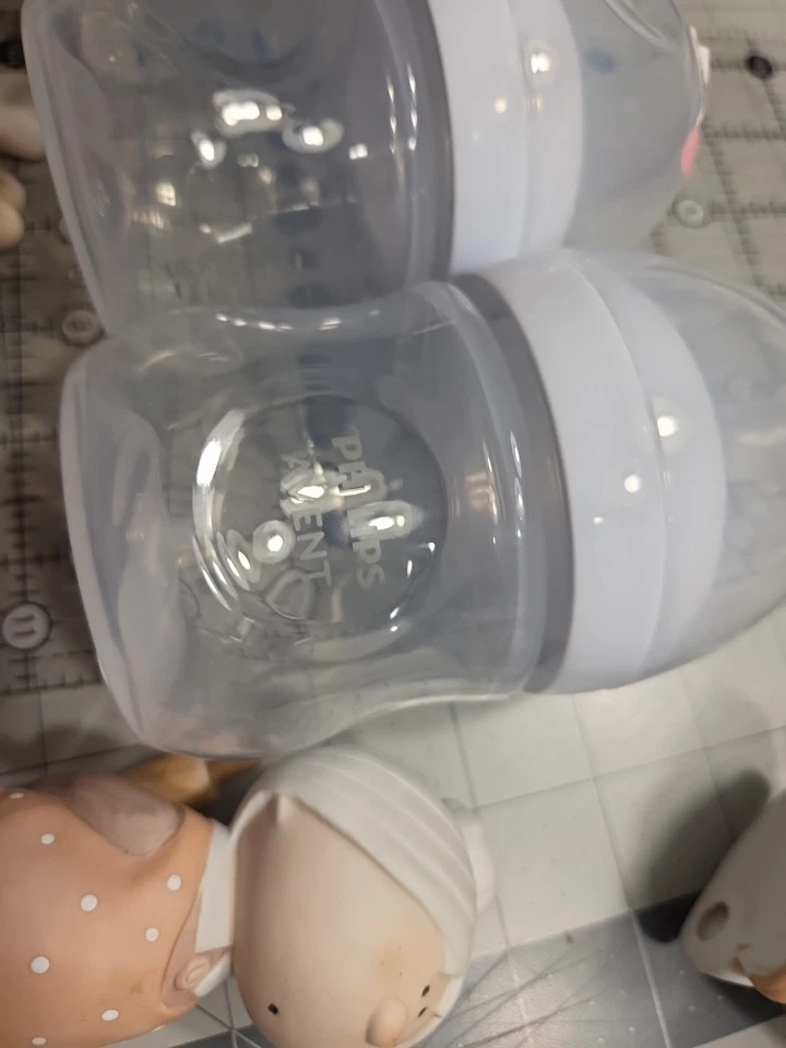Philips AVENT 3 个盖子和奶嘴瓶 聚乙烯。  — 第 4/4 张图片